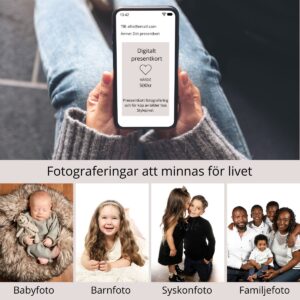 Digitalt presentkort inklusive fotografering - Stylepixel