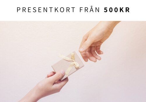PRESENTKORT FRÅN 500KR